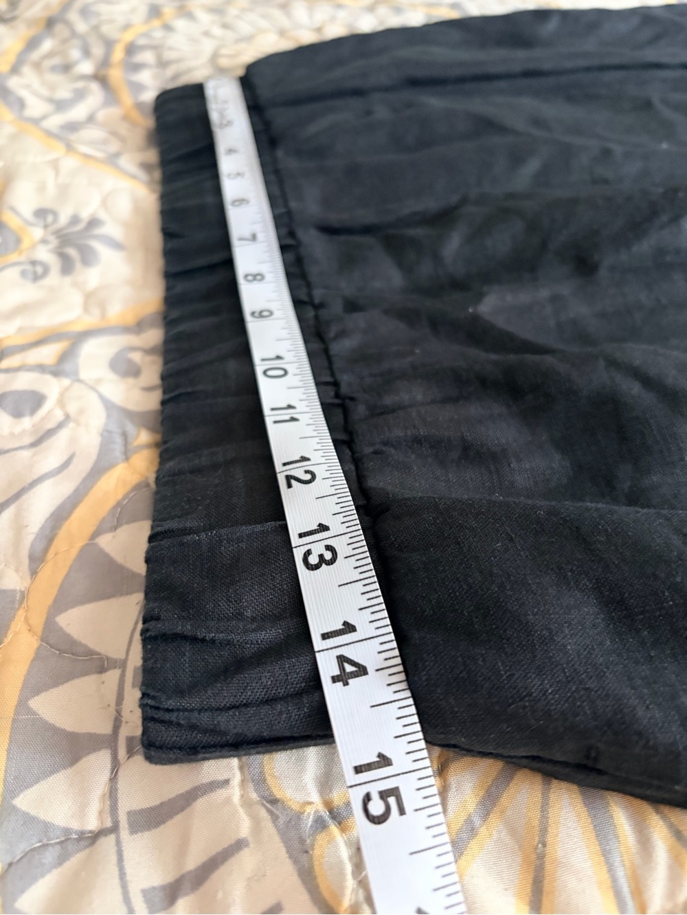 Quince 100% European Black Linen Maxi Skirt, Small - Picture 9 of 12